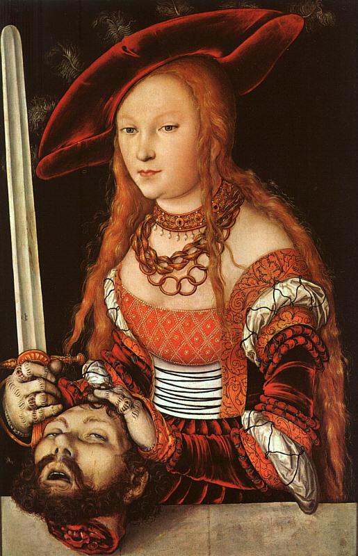 Lucas  Cranach Judith with the Head of Holofernes China oil painting art